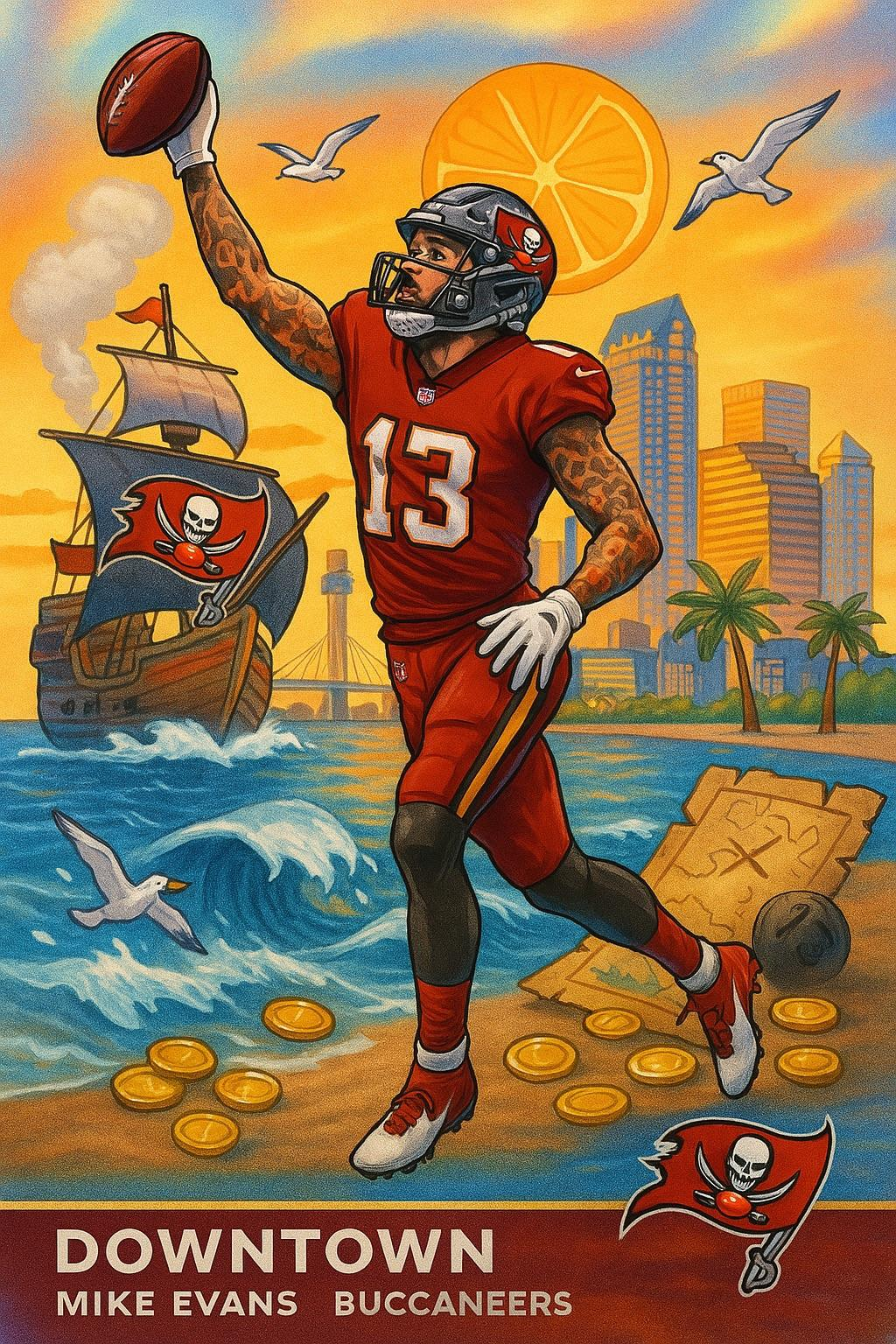 Mike Evans Footballkarte